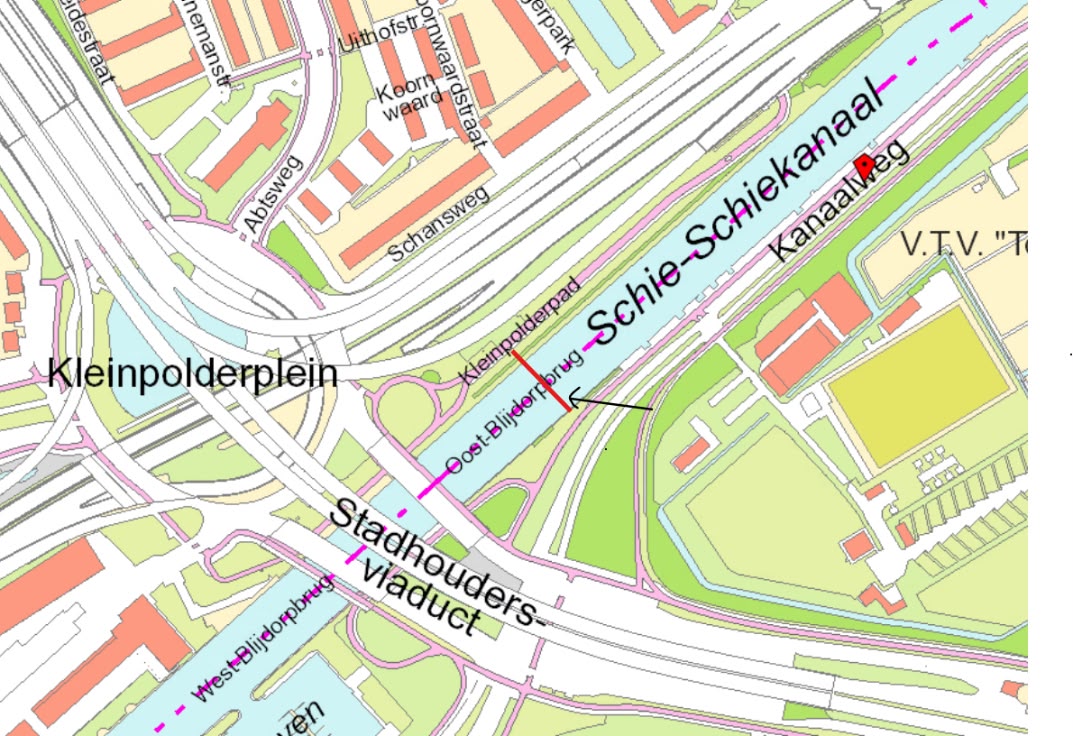 Lekkage bij rioolpersleiding Kanaalweg